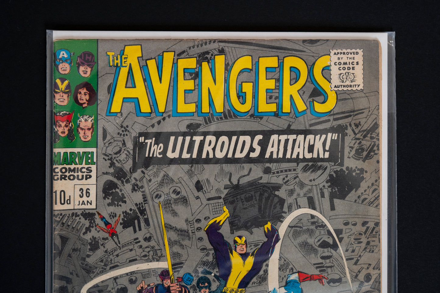 The Avengers, Vol.1 #36, Marvel Comics, 1967, Pence Edition