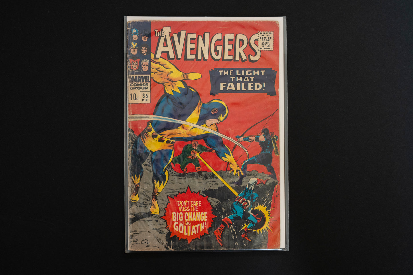 The Avengers, Vol.1 #35, Marvel Comics, 1966, Pence Edition