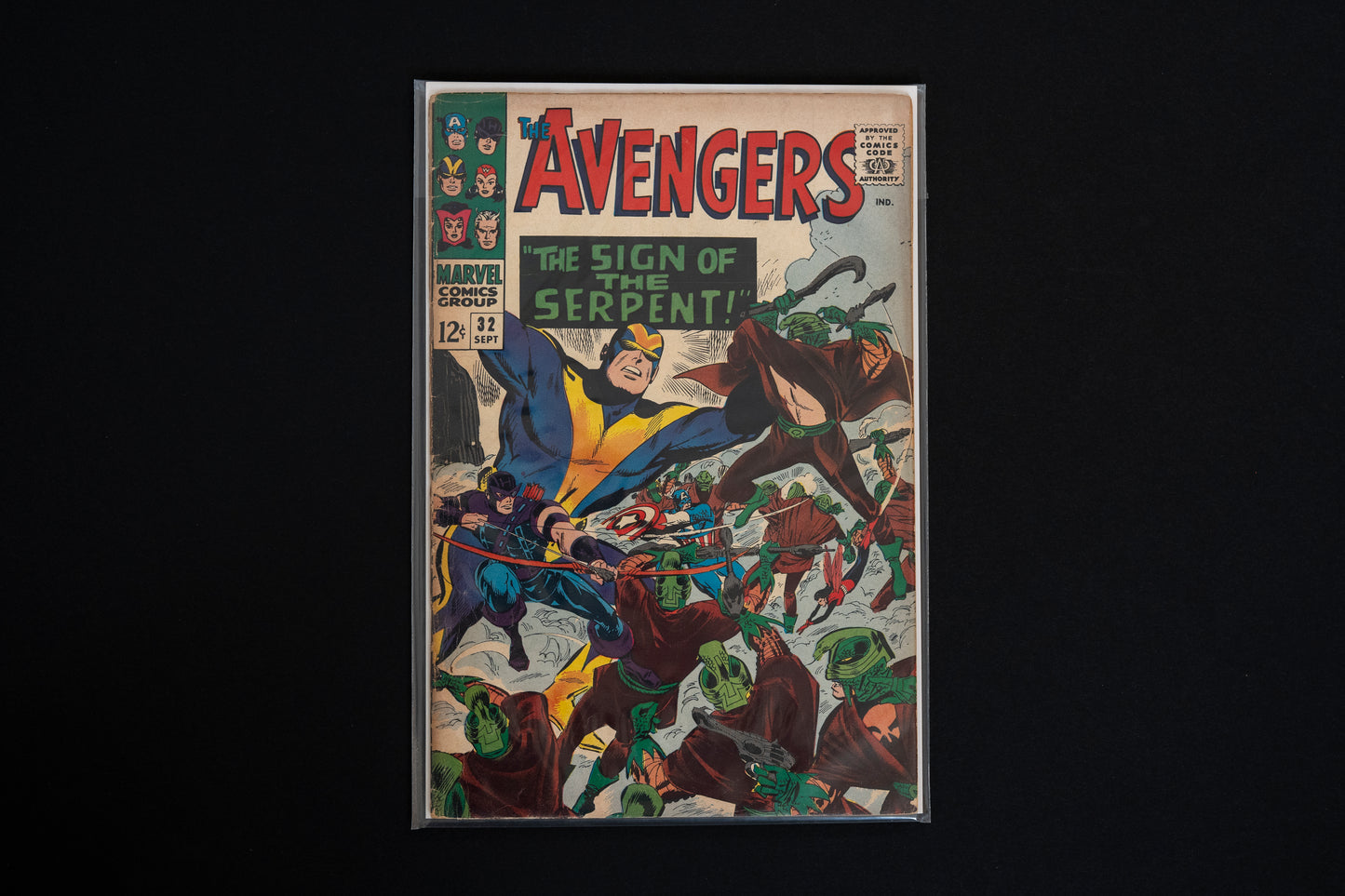 The Avengers, Vol.1 #32, Marvel Comics, 1966, Cent Edition