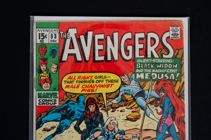 The Avengers, Vol.1 #83, Marvel Comics, 1970, Cent Edition