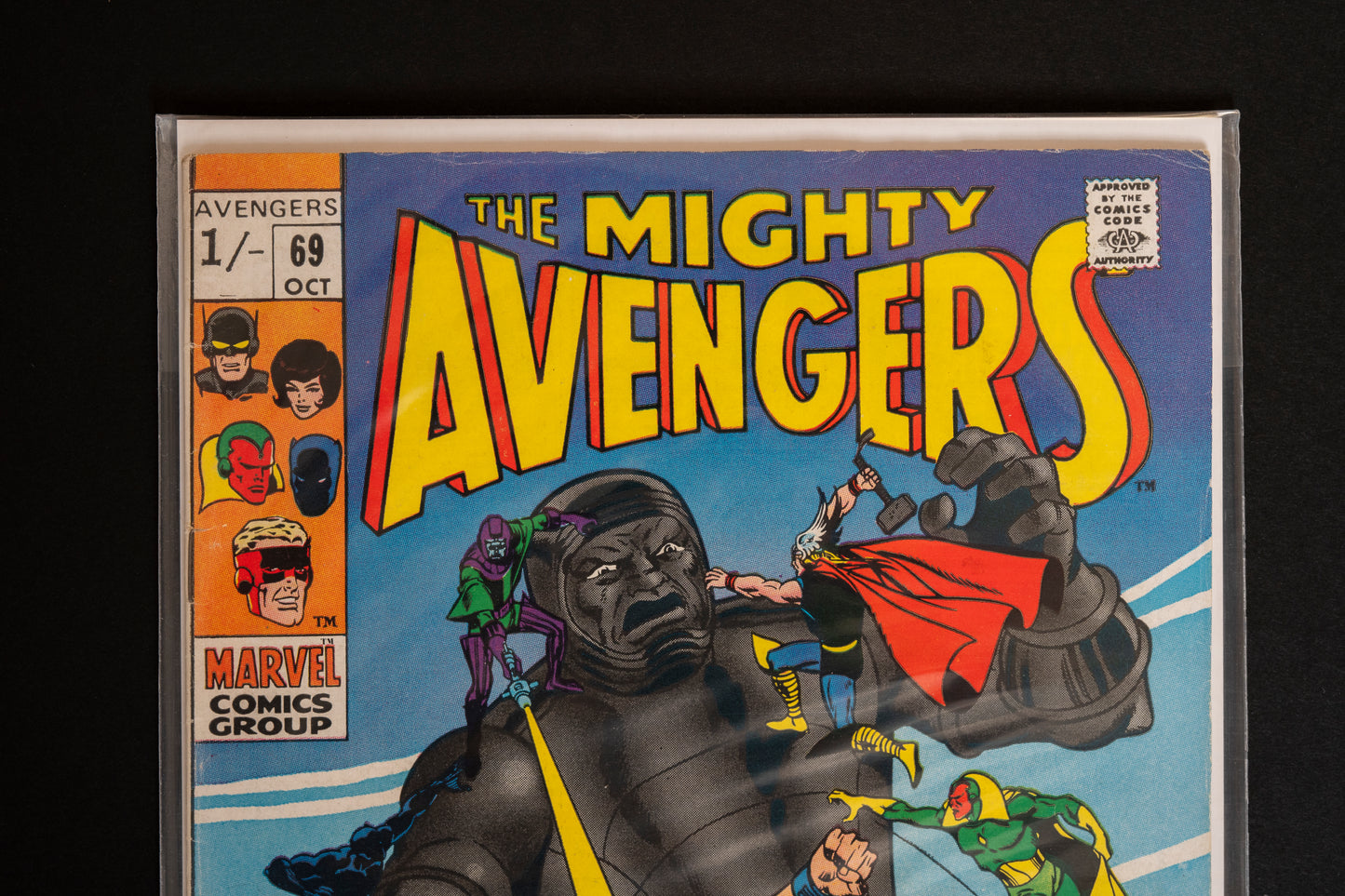 The Avengers, Vol.1 #69, Marvel Comics, 1969, Pence Edition