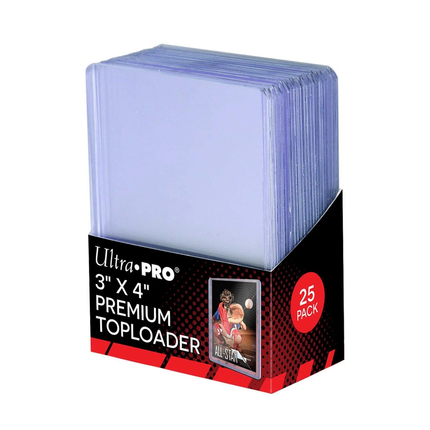 Ultra Pro - 3"x4" Super Clear Premium Toploaders - Clear