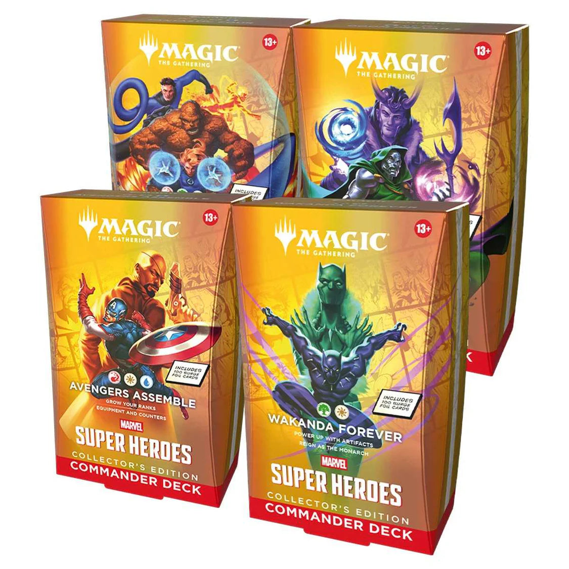 Magic: The Gathering, Marvel Super Heroes, Collector Commander Deck, Boxed Sealed