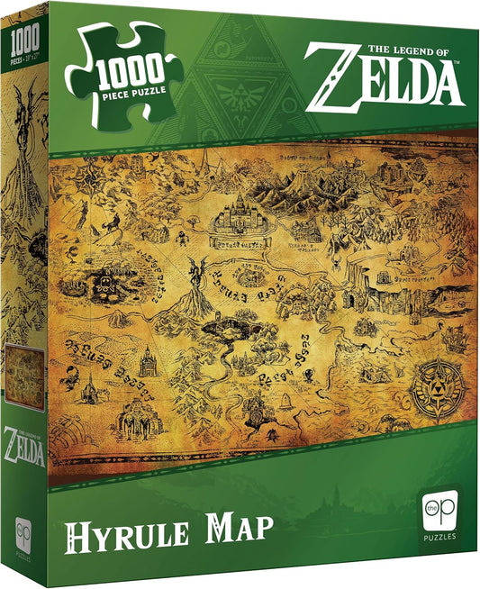 1000pc Jigsaw - Zelda Hyrule Map - New Box Sealed