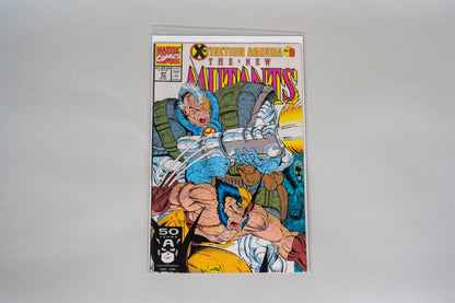 New Mutants, War (X-Tinction Agenda, Pt. 8, #97, Marvel Comics, January 1991, Reprint, Direct Edition