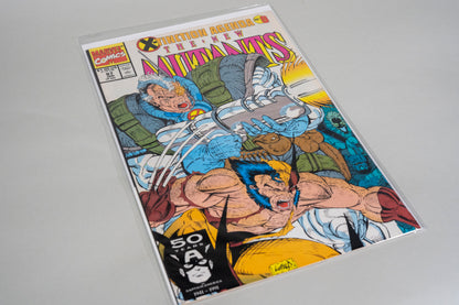 New Mutants, War (X-Tinction Agenda, Pt. 8, #97, Marvel Comics, January 1991, Reprint, Direct Edition