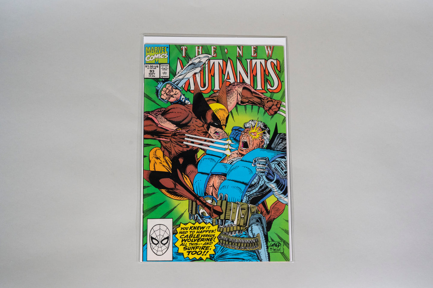 New Mutants, The New Mutants, #93, Marvel Comics, September 1990, Reprint, Direct Edition