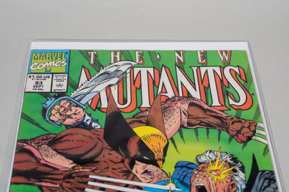 New Mutants, The New Mutants, #93, Marvel Comics, September 1990, Reprint, Direct Edition