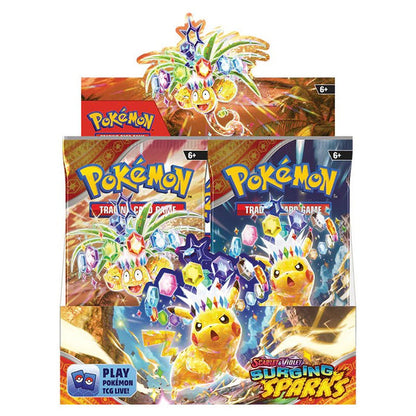 Pokémon, Surging Sparks, Scarlet & Violet, Booster Box, New Sealed