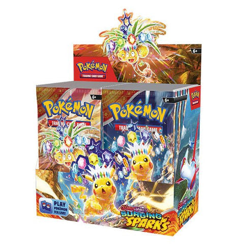 Pokémon, Surging Sparks, Scarlet & Violet, Booster Box, New Sealed