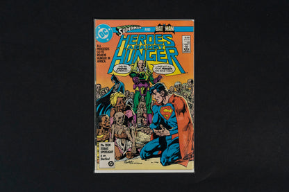 Heroes Against Hunger, Superman & Batman, DC Comics, 1986