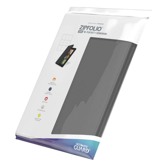 Ultimate Guard - Zipfolio 360 18-Pocket Xenoskin - Grey