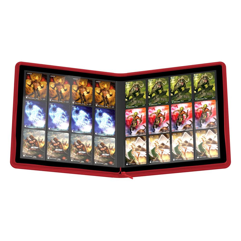 Ultimate Guard - Zipfolio 480 24-Pocket Xenoskin - Red