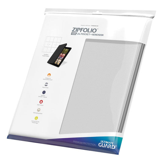 Ultimate Guard - Zipfolio 480 24-Pocket Xenoskin - White