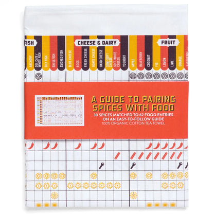 A Guide to Pairing Spices with Food, Tea Towel - Stuart Gardiner Design