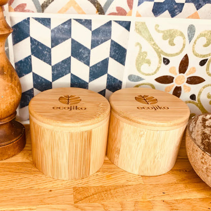 Bamboo Salt & Spice Pot - Ecojiko