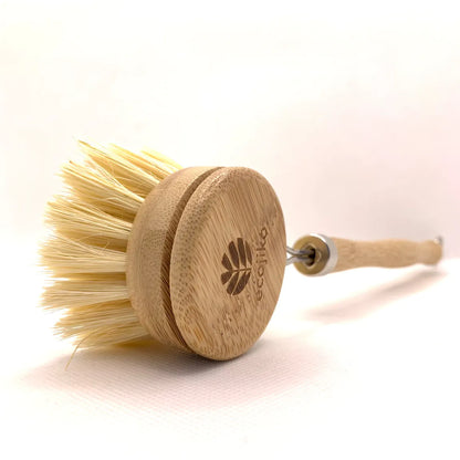 Long Handled Dish Brush & Replacement Head (in gift box) - Ecojiko